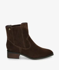Botines pabloochoa.shoesSS814 en serraje marrón
