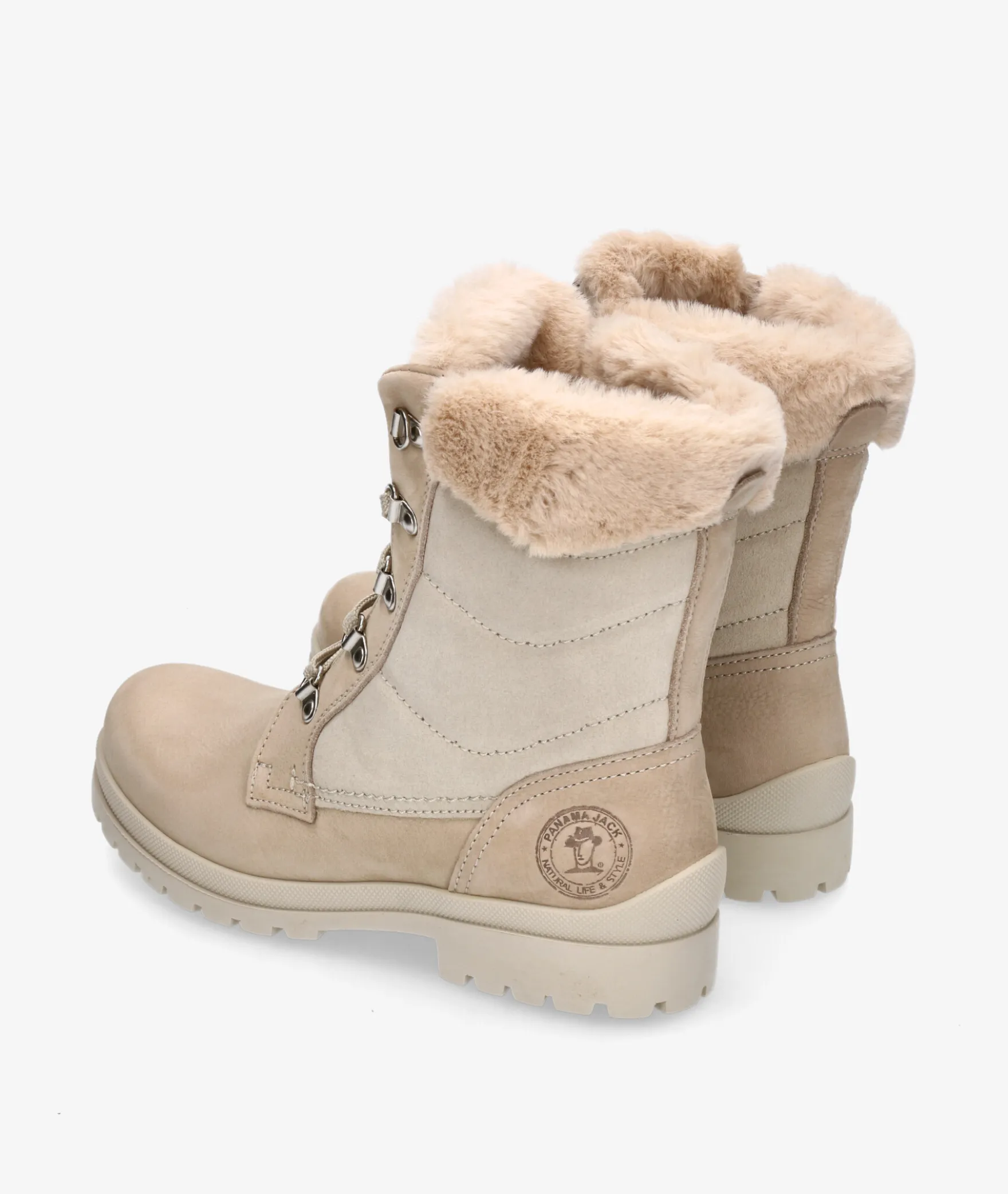 Botines Panamá JackTUSCANI B28 en nobuck piedra