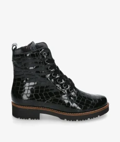 Botines Pitillos10774 en charol negro