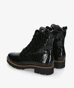 Botines Pitillos10774 en charol negro