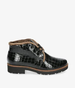 Botines Pitillos10773 en charol negro