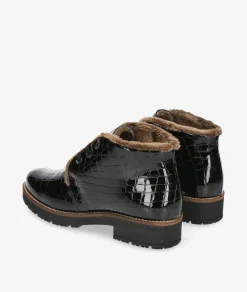 Botines Pitillos10773 en charol negro