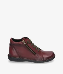 Botines Rhostock13580 en burdeos