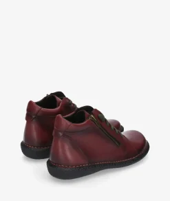 Botines Rhostock13580 en burdeos
