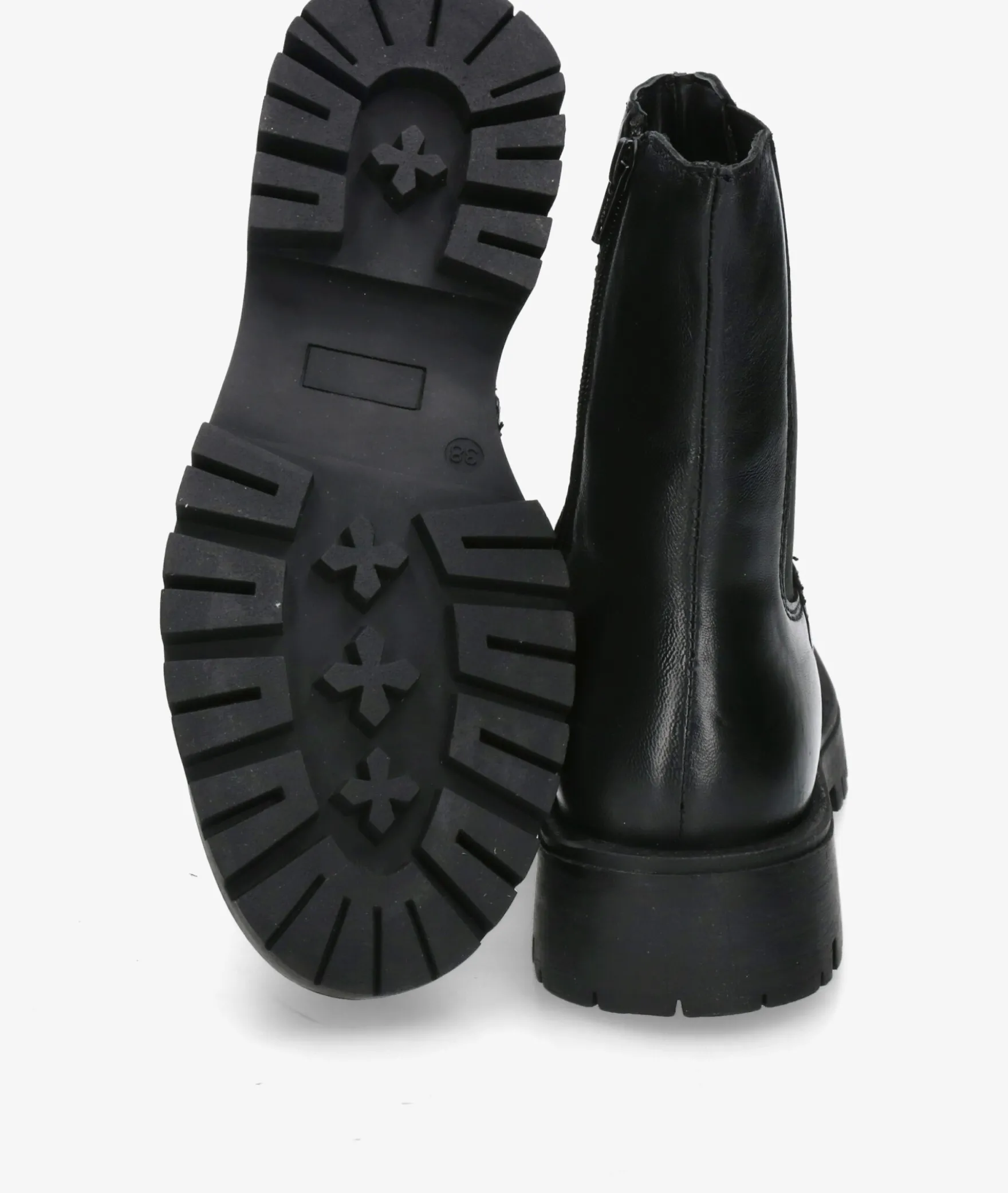 Botines St. GallenMIMOC-02 en serraje negro