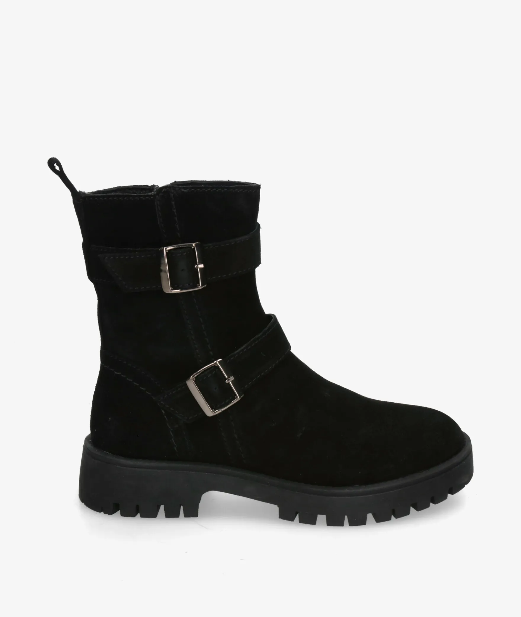 Botines St. GallenMIMOC-01 en serraje negro