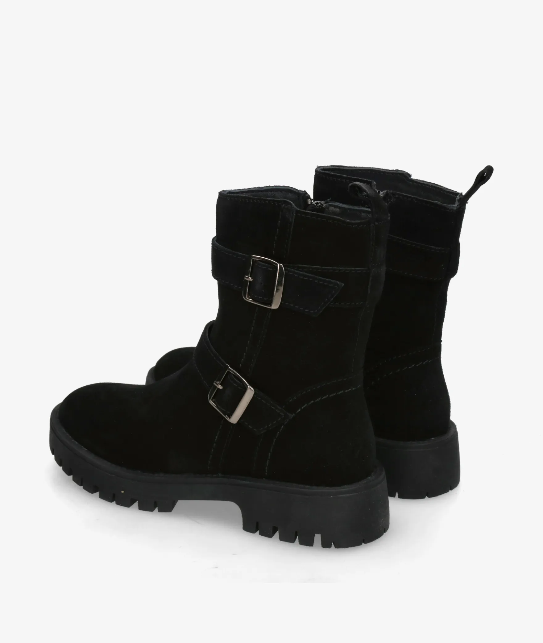 Botines St. GallenMIMOC-01 en serraje negro