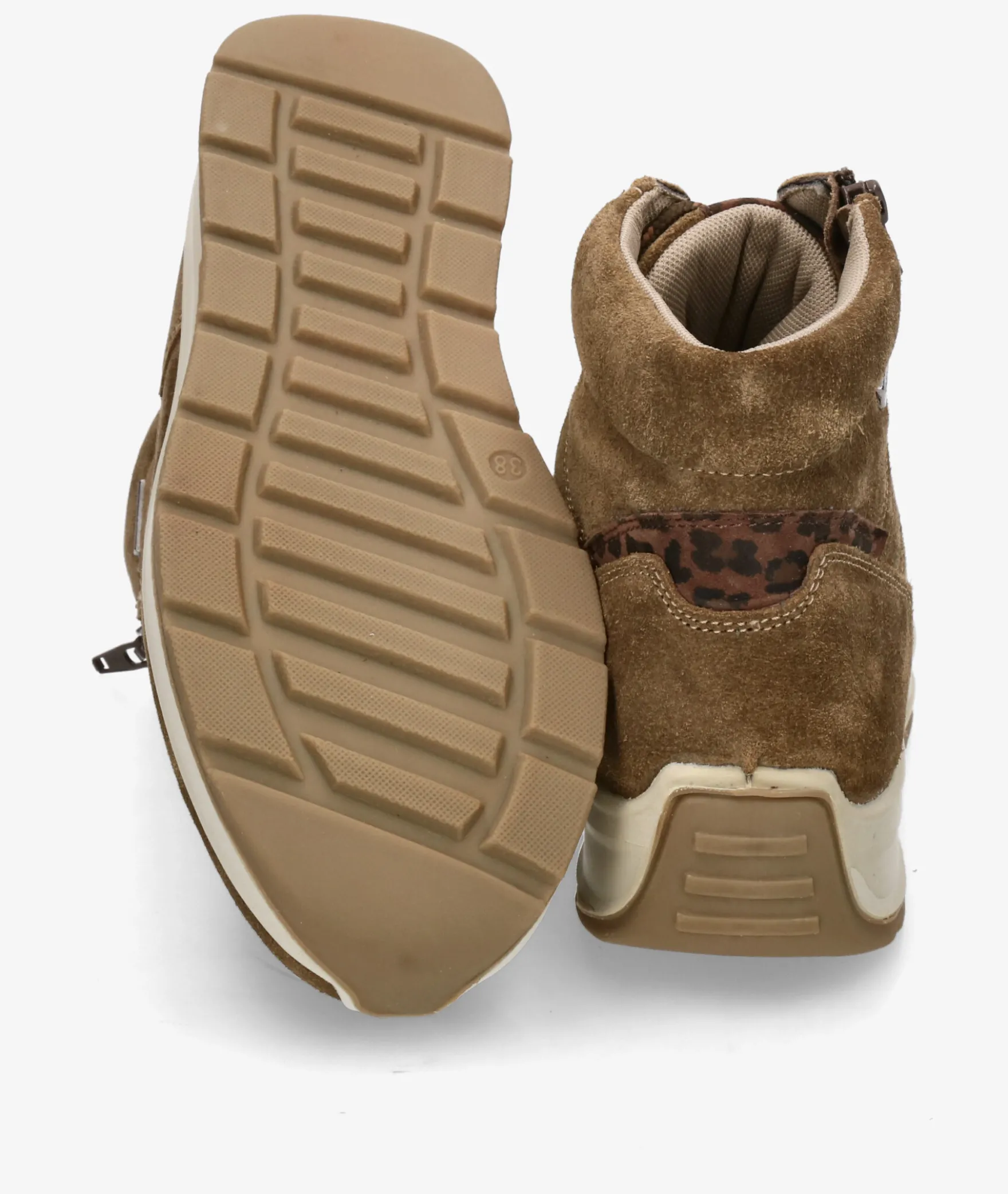 Botines St. GallenSOFI-02 en serraje taupe