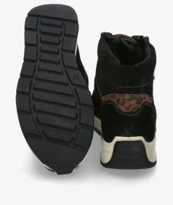 Botines St. GallenSOFI-02 en serraje negro