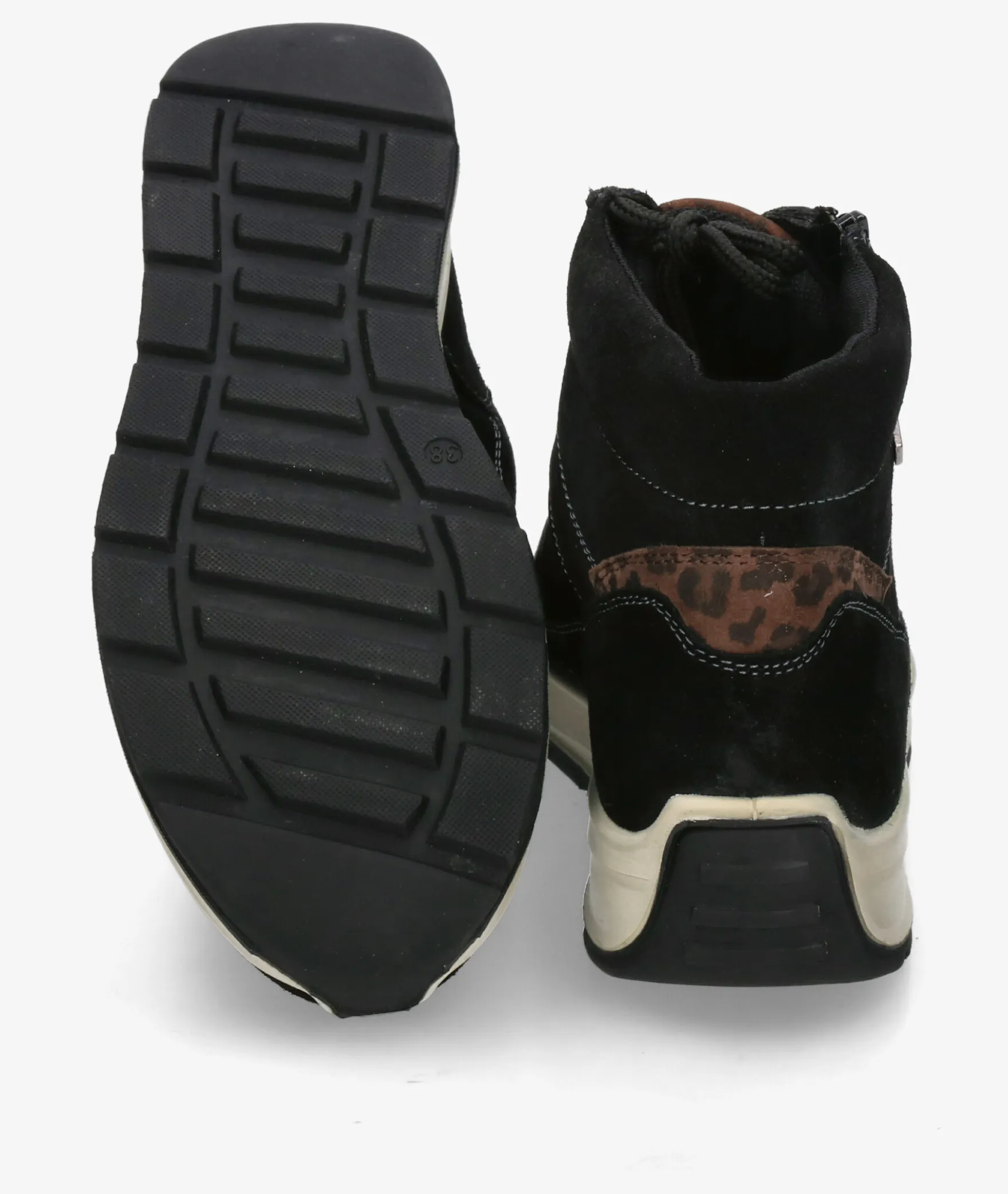 Botines St. GallenSOFI-02 en serraje negro