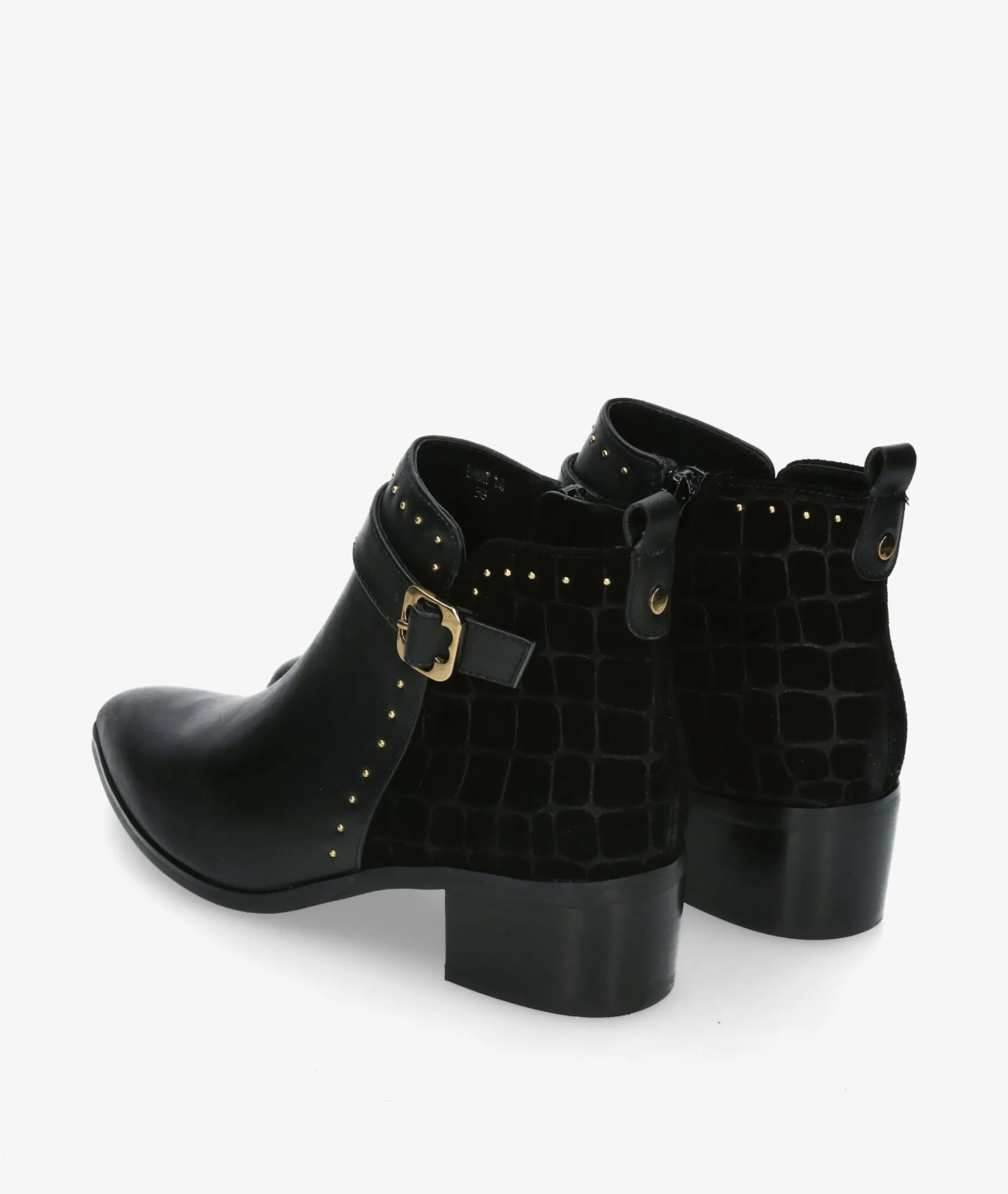 Botines Stephen AllenLAUR-14 38330-C3 en coco negro
