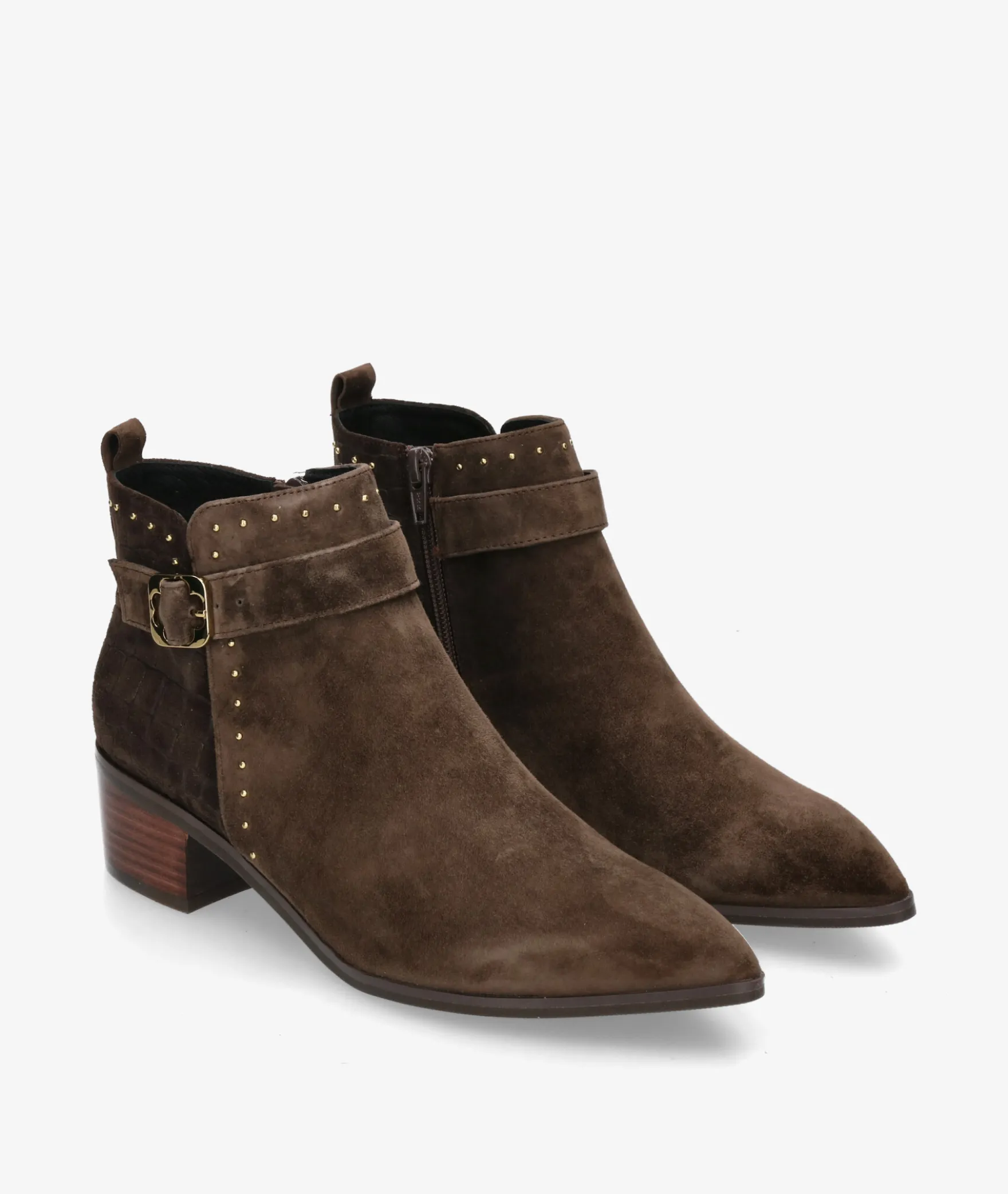 Botines Stephen AllenLAUR-14 38330-C3 en coco marrón