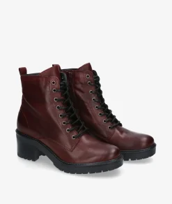 Botines TraverisIB1988 en burdeos