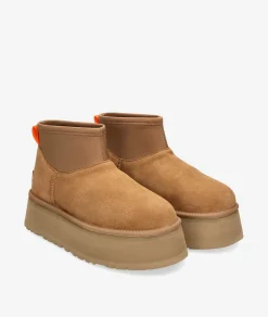 Botines UGGCLASSIC MINI DIPPER en cuero