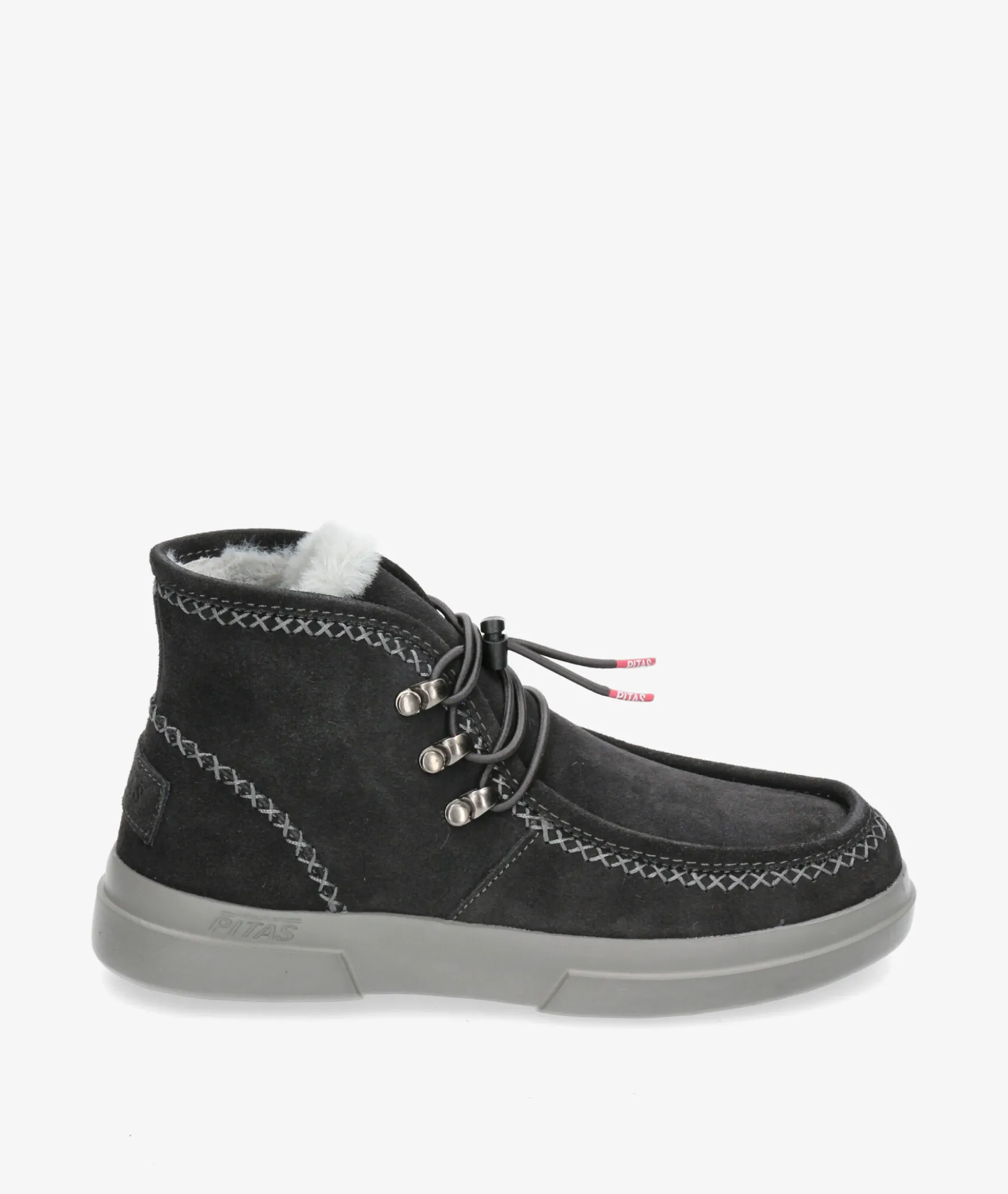 Botines Walk in PitasONTARIO en serraje gris