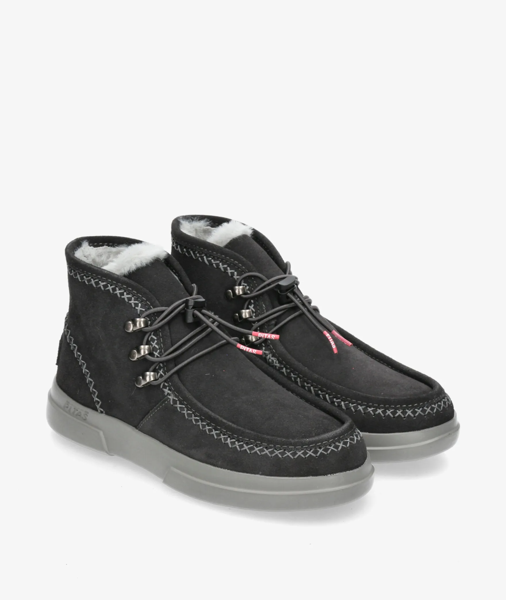 Botines Walk in PitasONTARIO en serraje gris