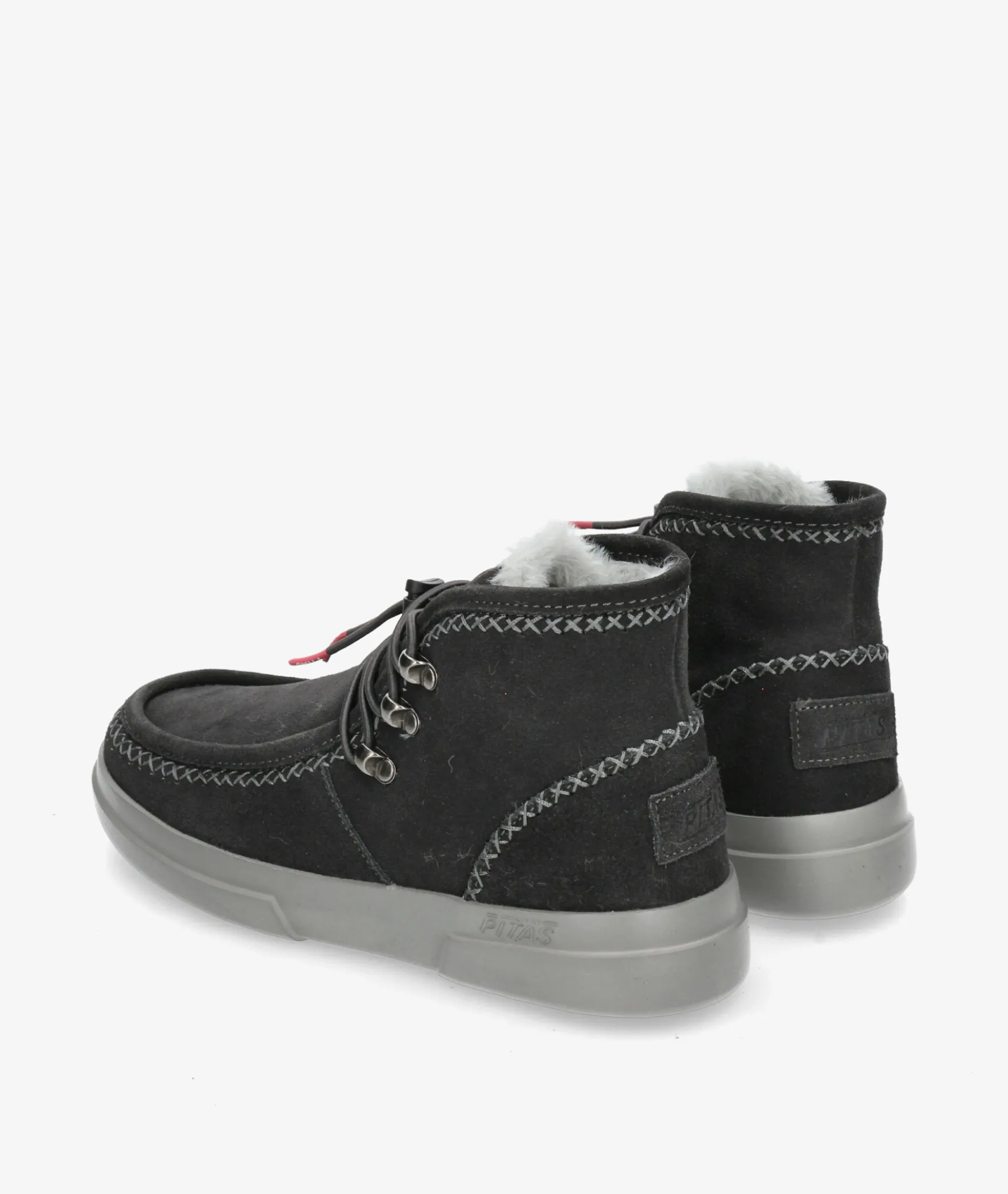Botines Walk in PitasONTARIO en serraje gris
