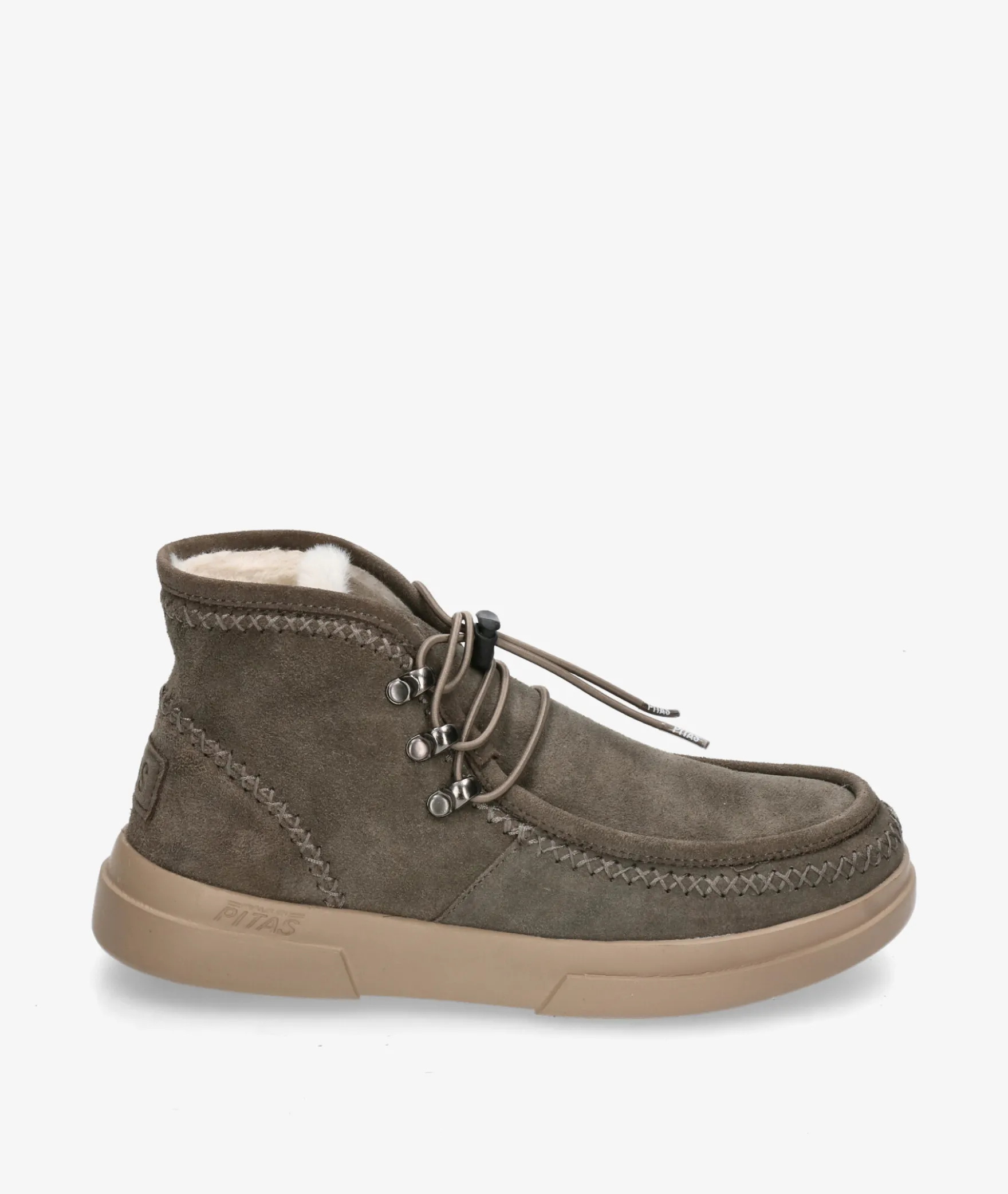 Botines Walk in PitasONTARIO en serraje gris