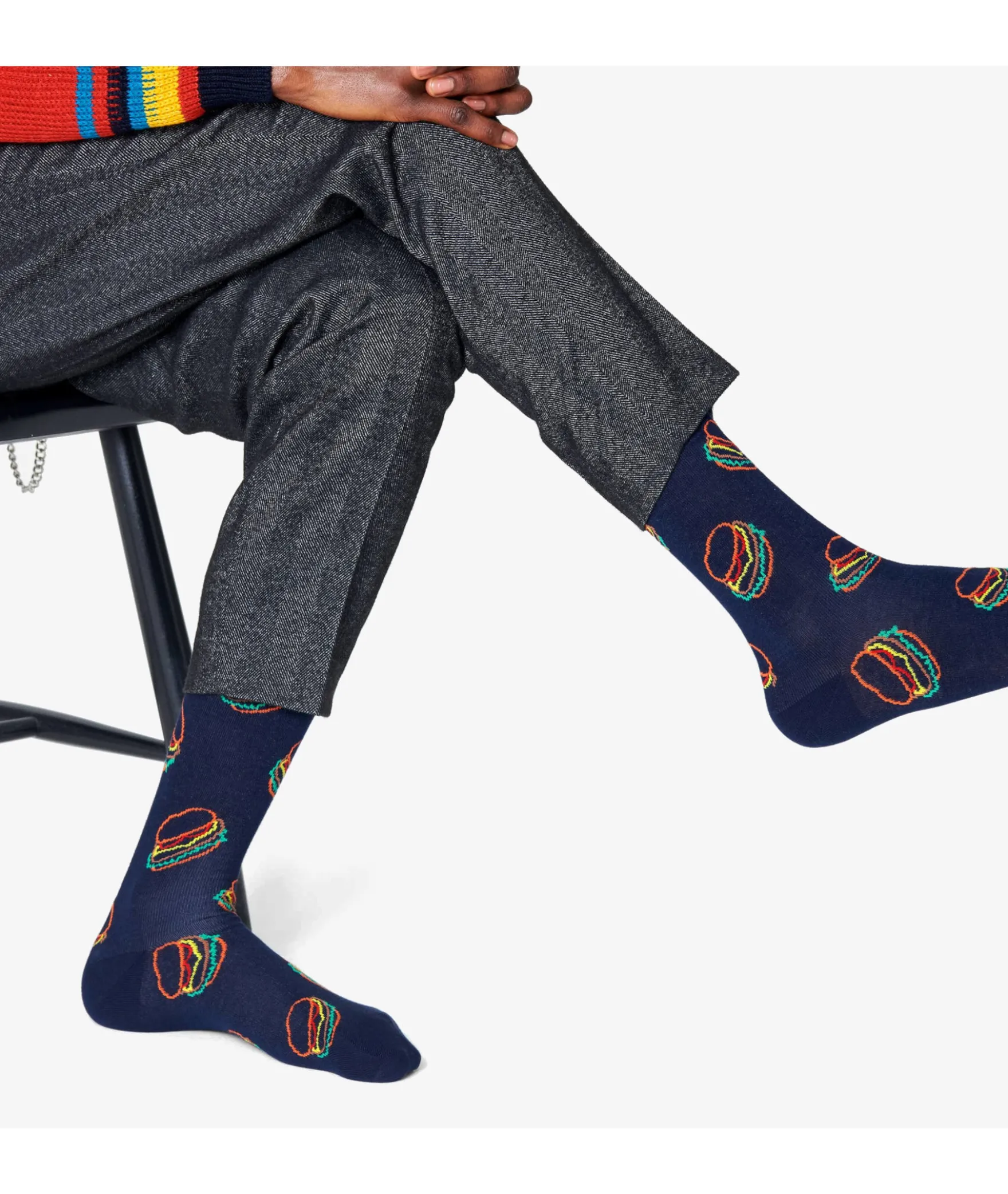 Calcetínes unisex HAPPY SOCKS LUT01-6500 en azul marino