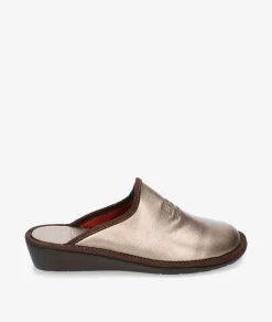 Chinela Nordikas 281-O/8F en taupe metalizado