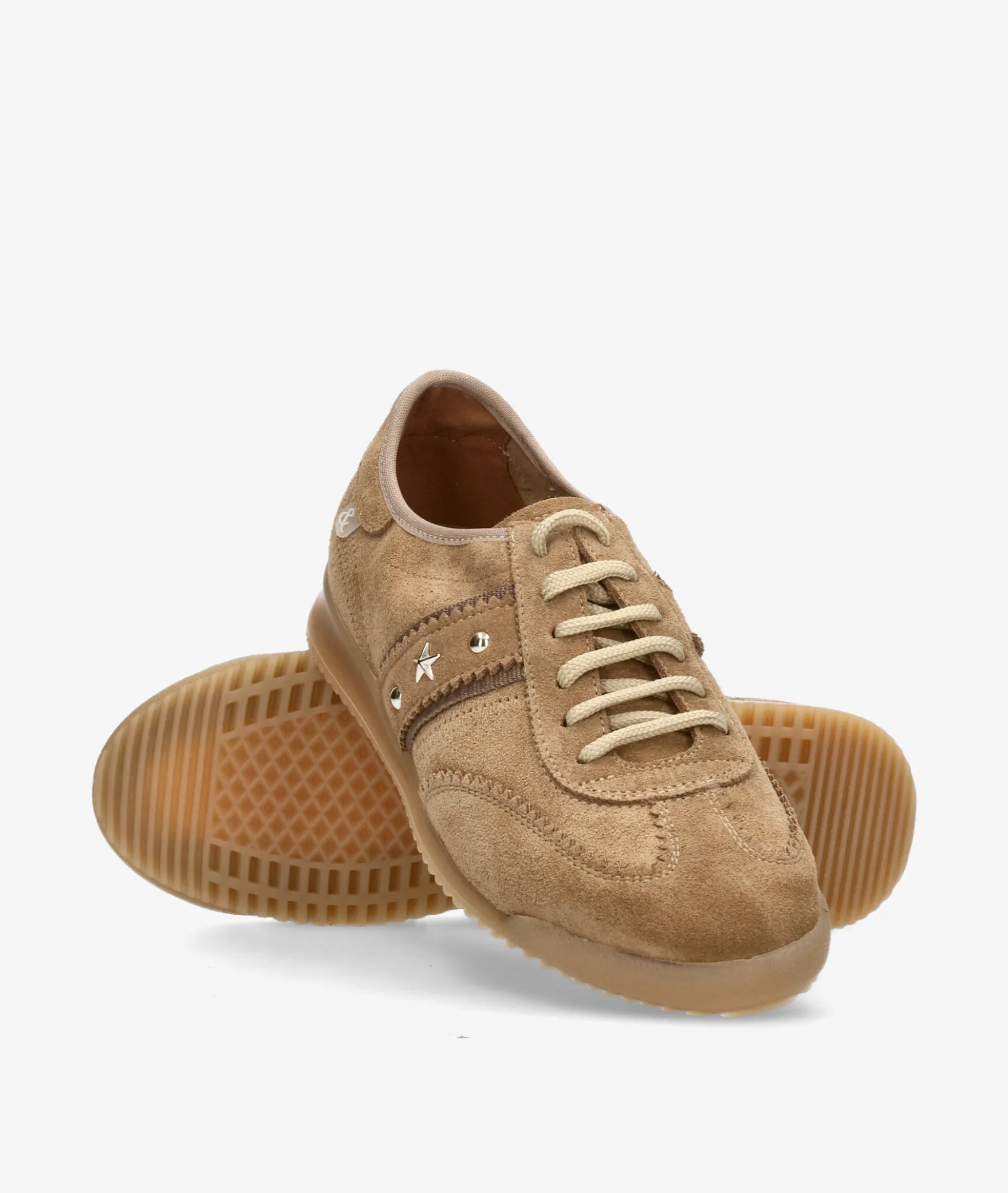 Deportivos bloom&youHAZEL en serraje taupe