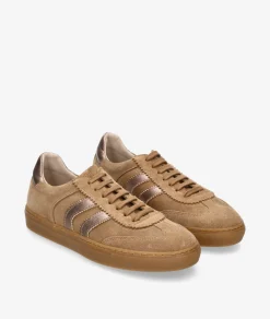 Deportivos bloom&youNOVA en serraje taupe