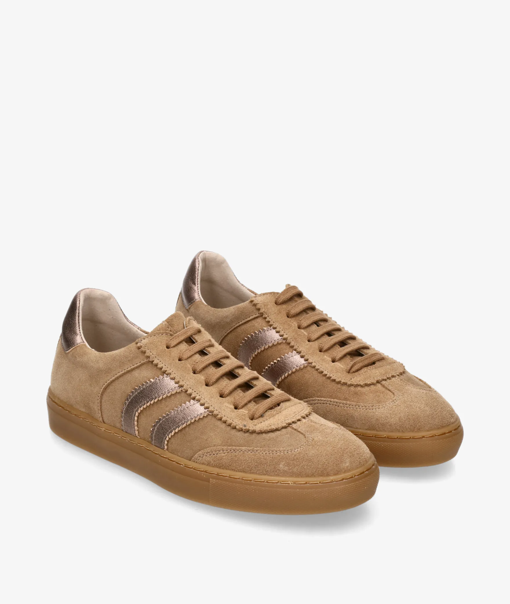 Deportivos bloom&youNOVA en serraje taupe