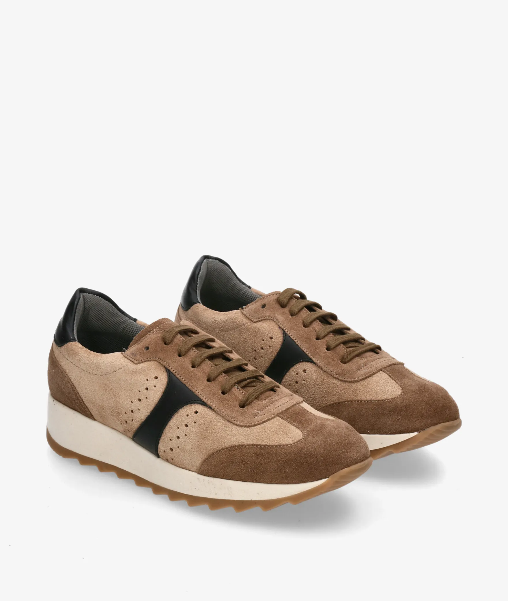 Deportivos bloom&youONA en serraje taupe