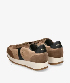 Deportivos bloom&youONA en serraje taupe