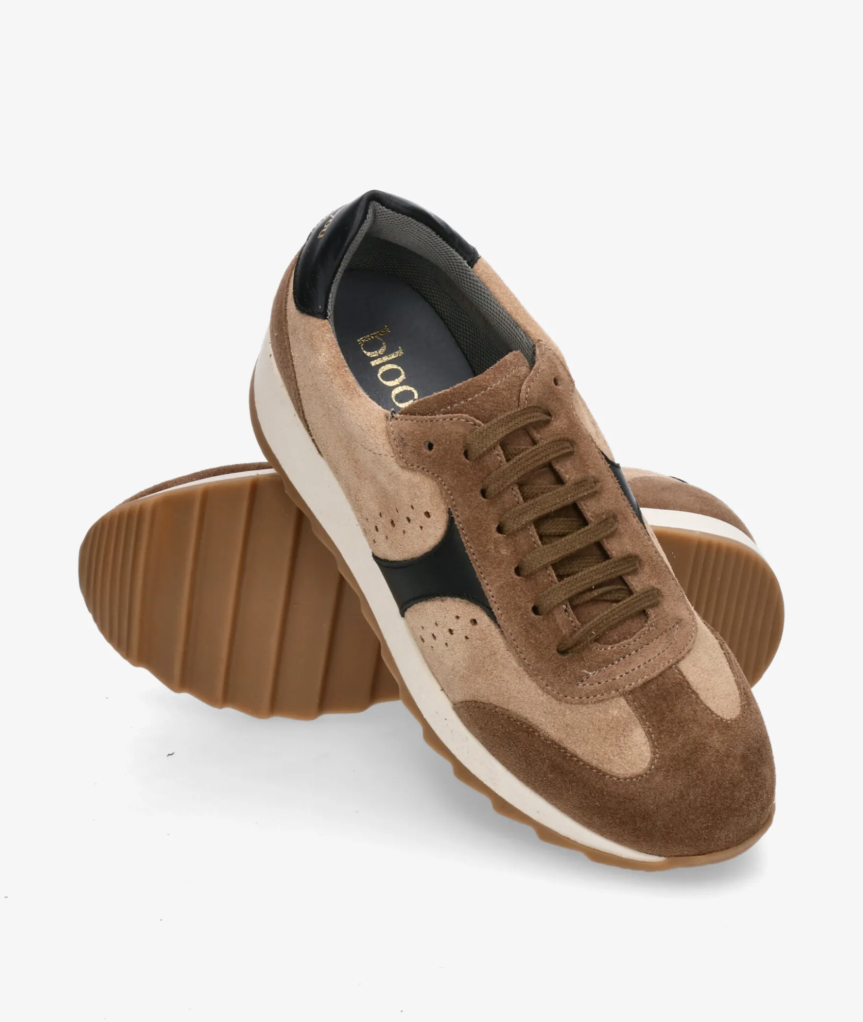 Deportivos bloom&youONA en serraje taupe