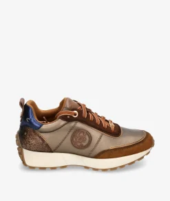 Deportivos Carmela162699 en taupe metalizado
