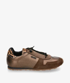 Deportivos CettiC-1379 SRA en taupe metalizado