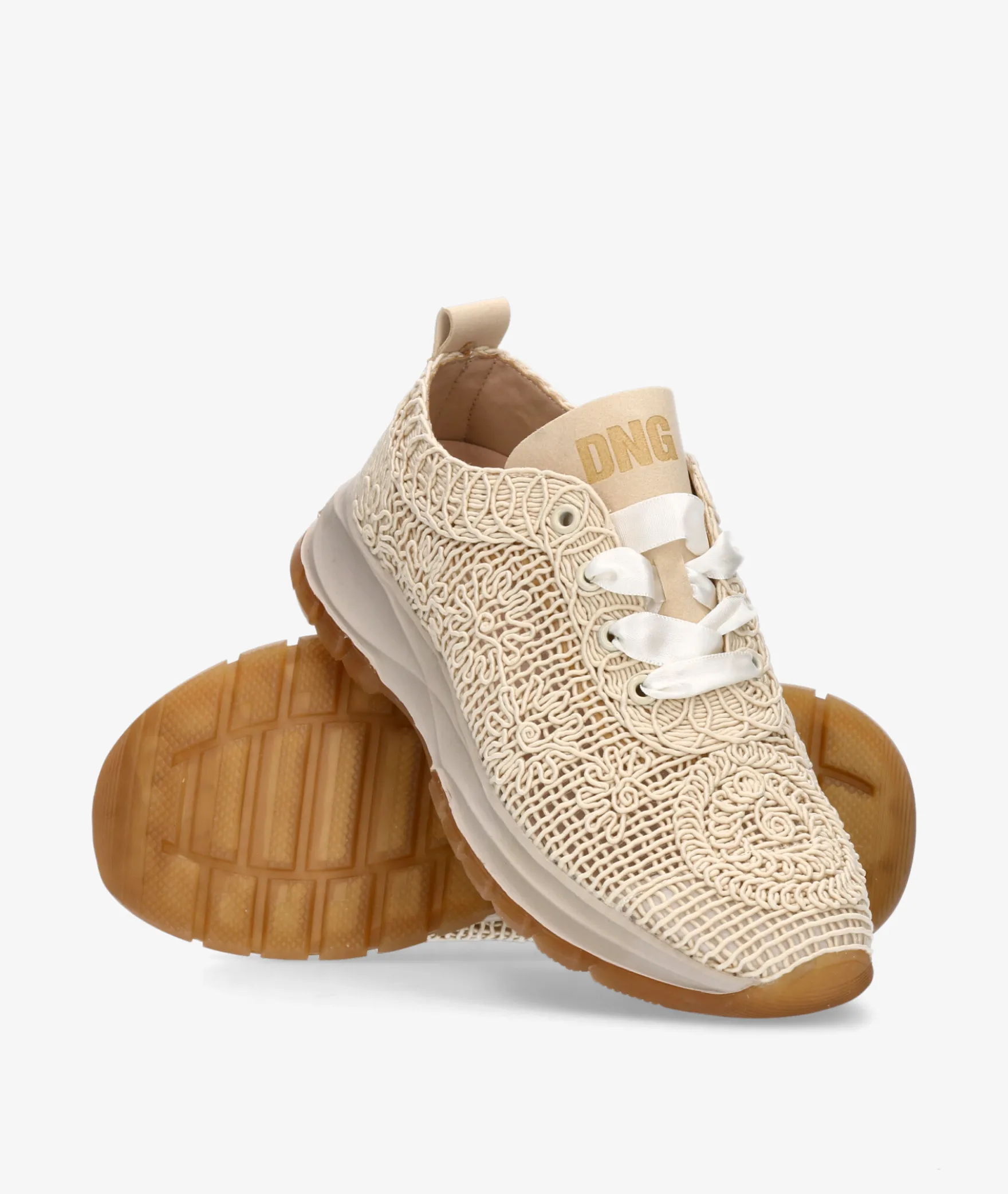 Deportivos D'angela30501 en beige