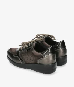 Deportivos DOCTOR CUTILLAS45411 en taupe metalizado