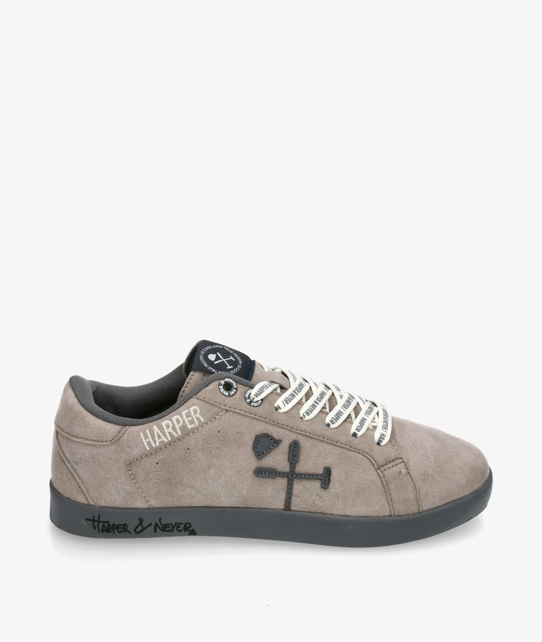 Deportivos HARPER&NEYERSUPERBOWL COLOURS en serraje gris