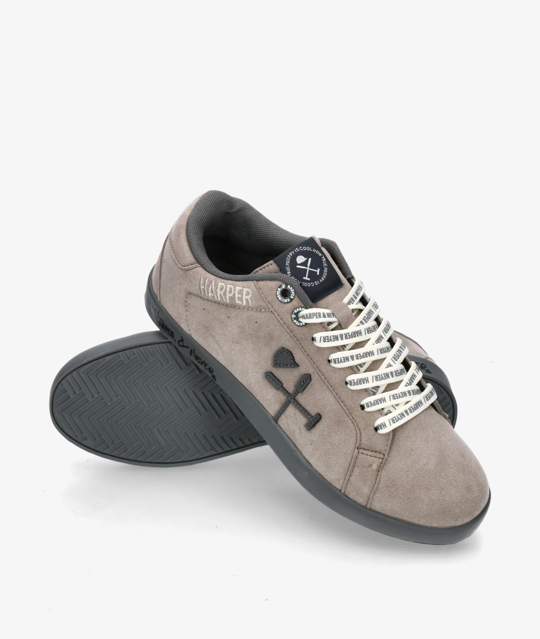Deportivos HARPER&NEYERSUPERBOWL COLOURS en serraje gris