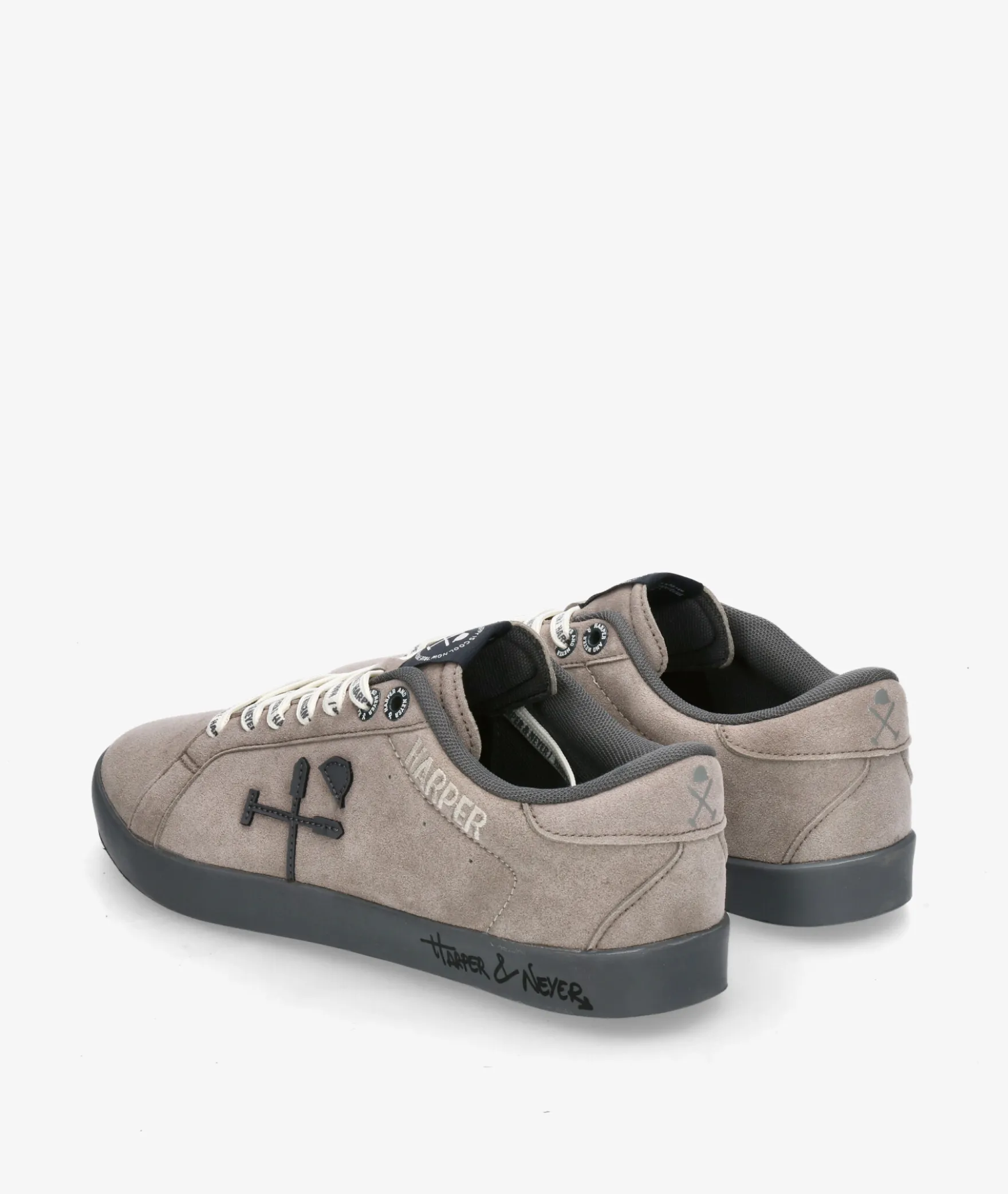 Deportivos HARPER&NEYERSUPERBOWL COLOURS en serraje gris