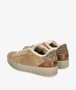 Deportivos Igi&Co6680244 en serraje camel