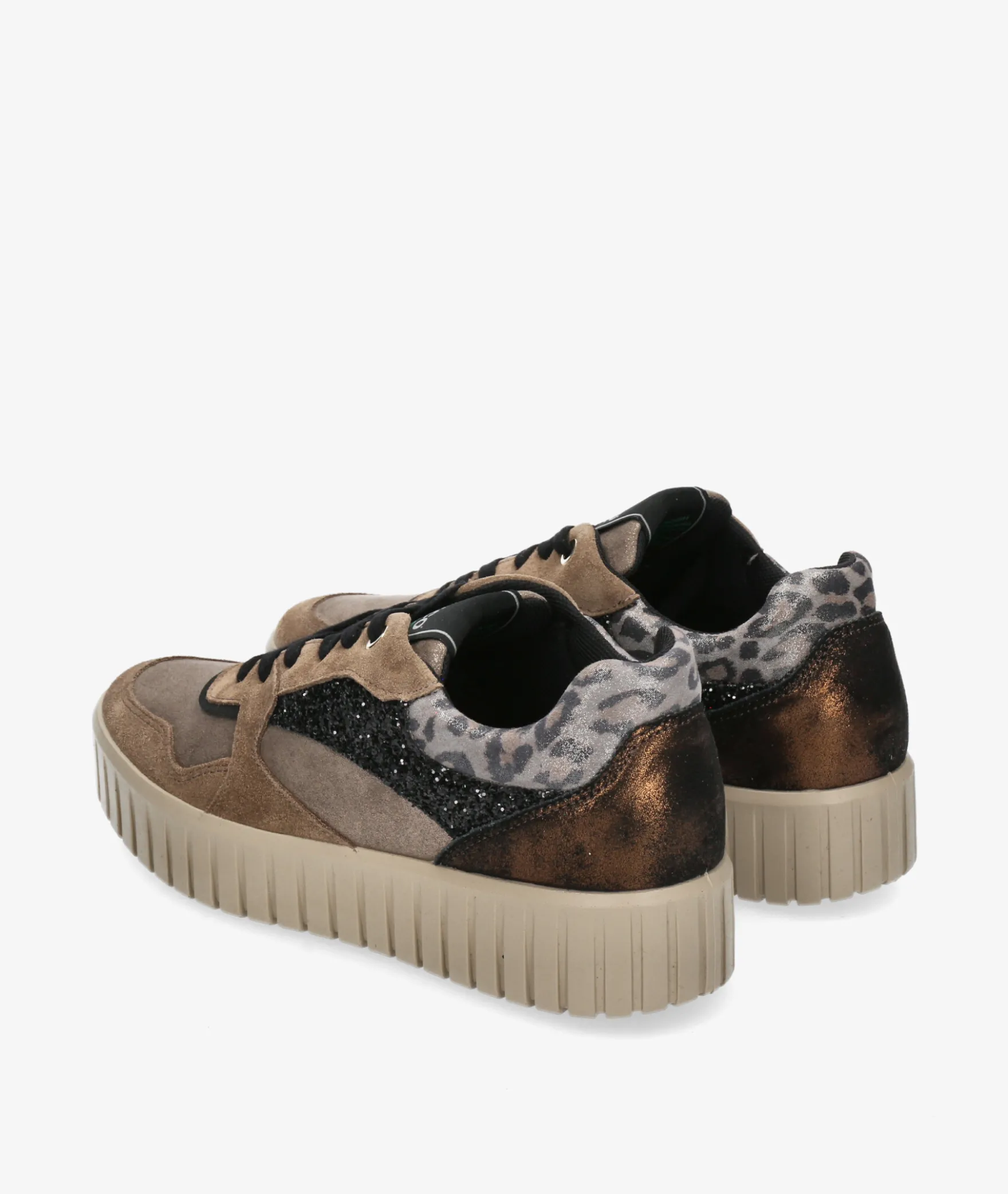 Deportivos Igi&Co6680122 en serraje taupe
