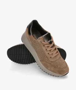Deportivos Imac858220 en serraje taupe