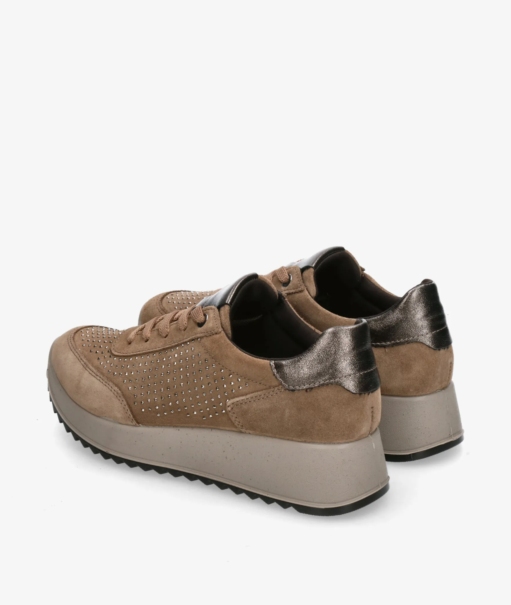 Deportivos Imac858220 en serraje taupe