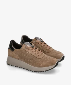 Deportivos Imac858220 en serraje taupe