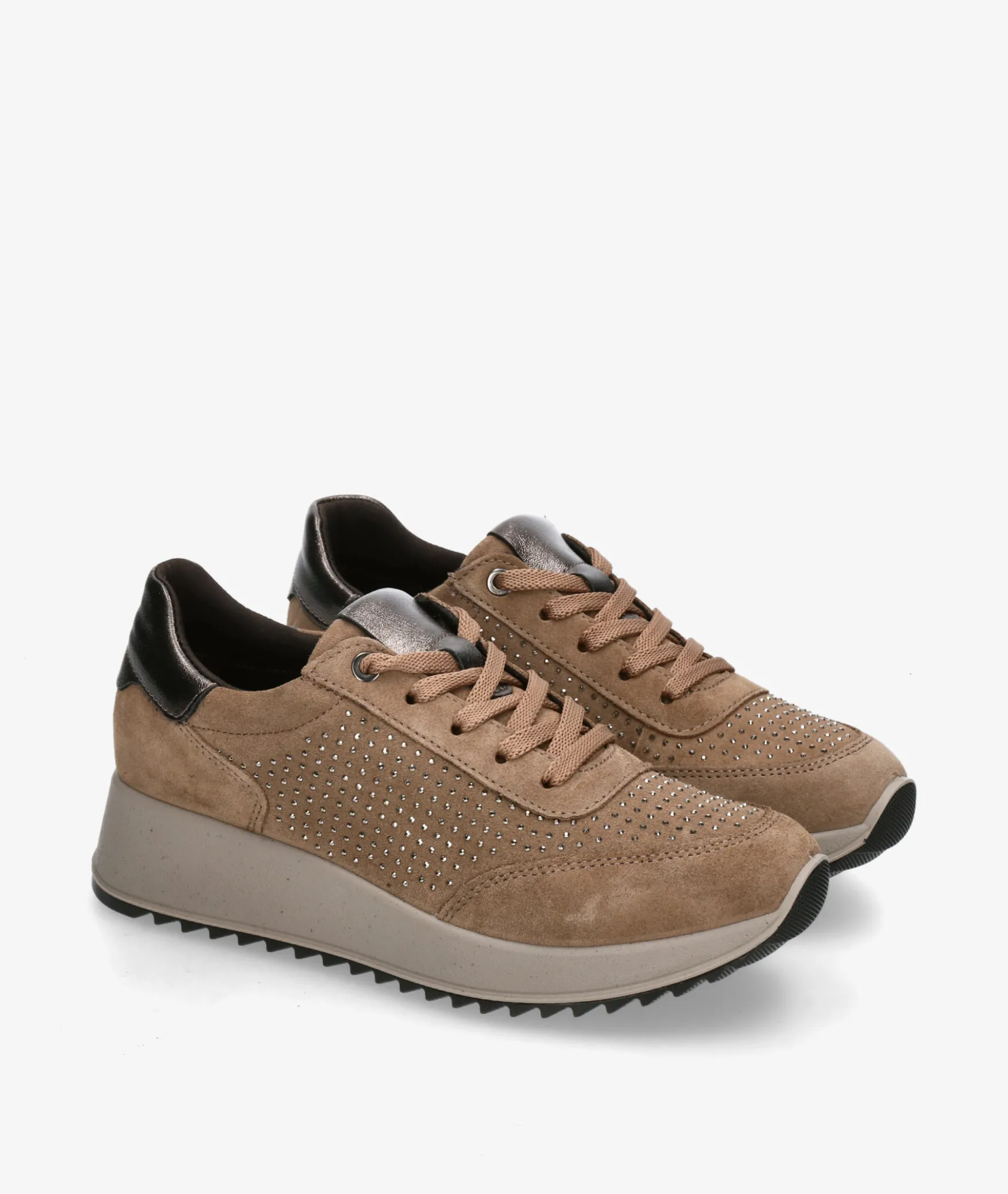 Deportivos Imac858220 en serraje taupe