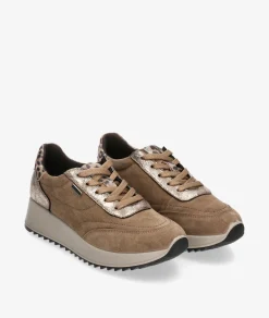 Deportivos Imac858239 en serraje taupe