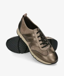 Deportivos Kénnebec619-K en taupe metalizado
