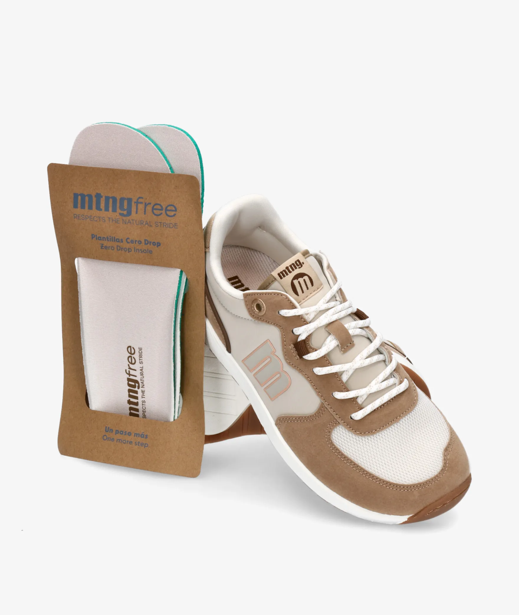 Deportivos Mustang 60857 en beige