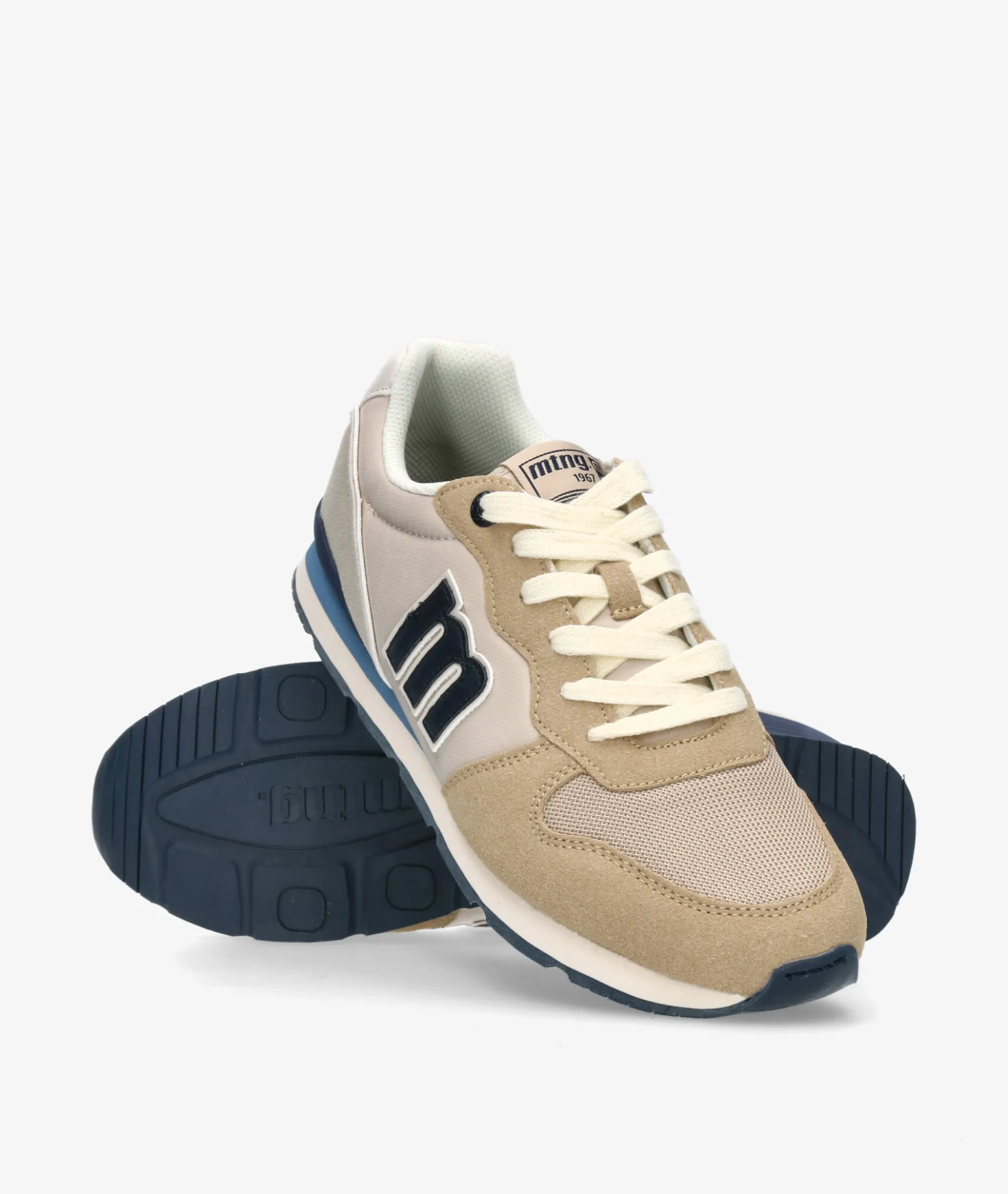 Deportivos Mustang84467 en beige