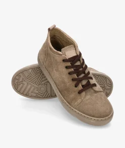 Deportivos Natural World6721 en serraje taupe