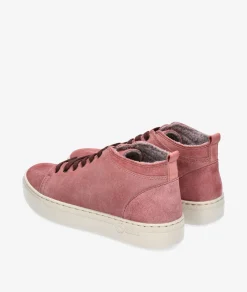 Deportivos Natural World6122 en serraje rosa