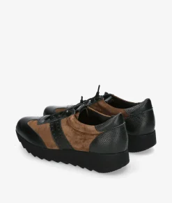 Deportivos pabloochoa.shoesGEO 20-BANDA PICADA en serraje taupe